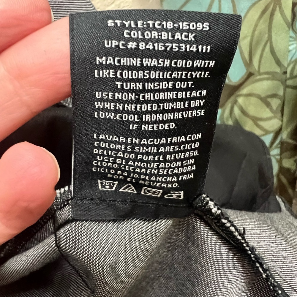 Tahari Snap Button Jacket Large Black Casual Lyoc… - image 6